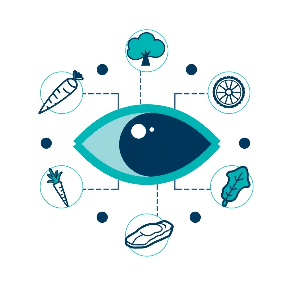 Schemat odżywiania oka